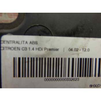 Recambio de centralita abs para citroën c3 1.4 hdi premier referencia OEM IAM   
