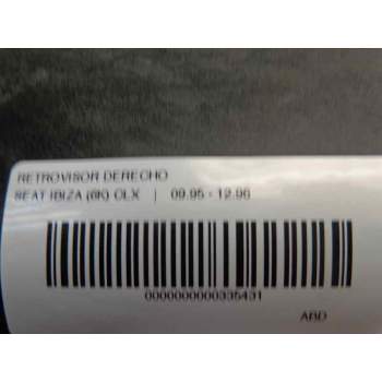 Recambio de retrovisor derecho para seat ibiza (6k) clx referencia OEM IAM   