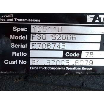 Recambio de caja cambios para man 18.224 llc referencia OEM IAM FS05206B  