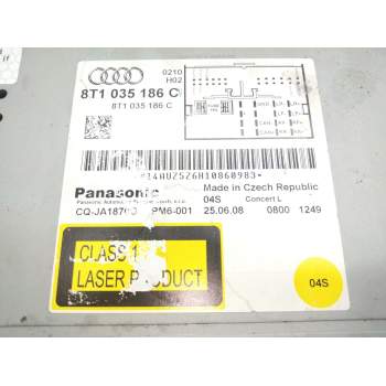 Recambio de sistema audio / radio cd para audi a4 b8 avant (8k5) 2.0 tdi referencia OEM IAM 8T1035186C  