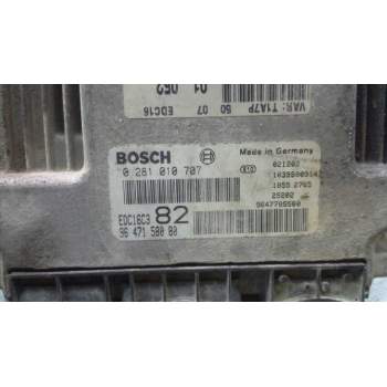 Recambio de centralita motor uce para peugeot 206 berlina x-line referencia OEM IAM 0281010707 9647158080 BOSCH