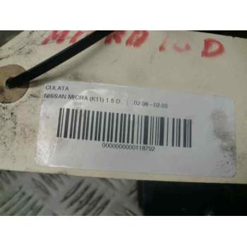 Recambio de culata para nissan micra (k11) 1.5 diesel cat referencia OEM IAM 477  