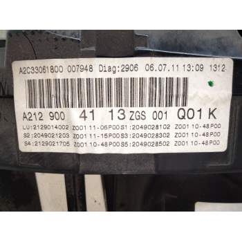 Recambio de cuadro instrumentos para mercedes-benz clase e (w212) e 350 cdi (212.023) referencia OEM IAM A2129004113  