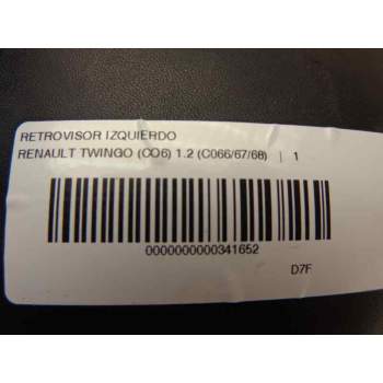 Recambio de retrovisor izquierdo para renault twingo (co6) 1.2 (c066/67/68) referencia OEM IAM 7701367759  
