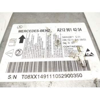 Recambio de centralita airbag para mercedes-benz clase e (w212) e 350 cdi (212.023) referencia OEM IAM A2129014204  