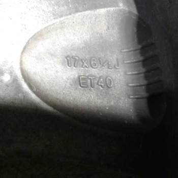Recambio de llanta aluminio para renault koleos 2.0 dci diesel fap referencia OEM IAM 17-5-TORNILLOS ET40 