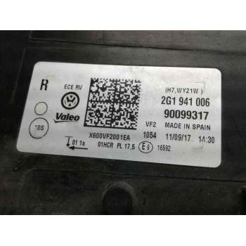 Recambio de faro derecho para volkswagen polo referencia OEM IAM 2G1941006  