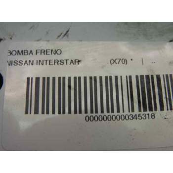Recambio de bomba freno para nissan interstar (x70) 2.5 dci diesel cat referencia OEM IAM   