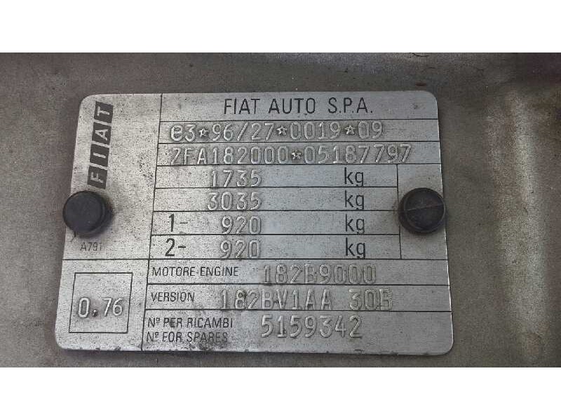 fiat brava (182) del año 2001