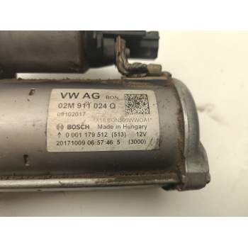 Recambio de motor arranque para skoda rapid active referencia OEM IAM 02M911024Q  