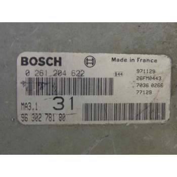 Recambio de centralita motor uce para citroën saxo 1.1 x referencia OEM IAM 0261204622 9630278180 26FM0443