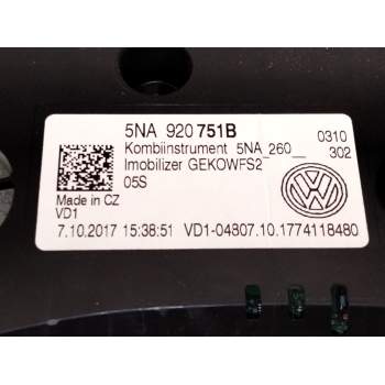 Recambio de cuadro instrumentos para volkswagen tiguan (5n_) 2.0 tdi 4motion referencia OEM IAM 5NA920751  