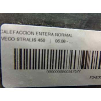 Recambio de calefaccion entera normal para iveco stralis 450 referencia OEM IAM   