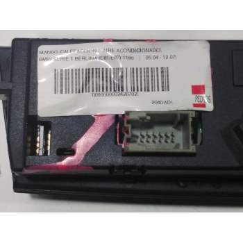 Recambio de mando calefaccion aire acondicionado para bmw serie 1 berlina (e81/e87) 118d referencia OEM IAM   