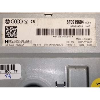 Recambio de pantalla multifuncion para audi a5 (8t3) 2.0 tdi referencia OEM IAM 8F0919604  