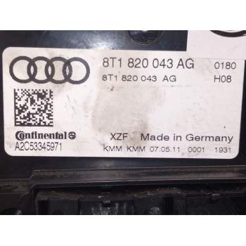 Recambio de mando climatizador para audi a5 (8t3) 2.0 tdi referencia OEM IAM 8T1820043  