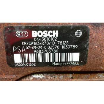 Recambio de bomba inyeccion para citroën c3 hdi 70 furio referencia OEM IAM 0445010102 BOSCH 