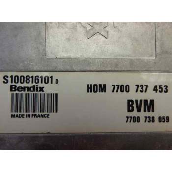 Recambio de centralita motor uce para renault 25 (b29) 2.0 referencia OEM IAM S100816101 HOM7700737453 7700738059