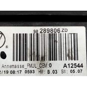 Recambio de pantalla multifuncion para citroën c4 cactus referencia OEM IAM 98289806ZD  