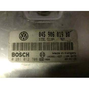 Recambio de centralita motor uce para seat ibiza (6l1) 1.4 tdi referencia OEM IAM 0281012708 045906019BG 1039S11627