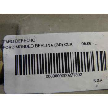 Recambio de faro derecho para ford mondeo berlina (gd) clx referencia OEM IAM 1053996  