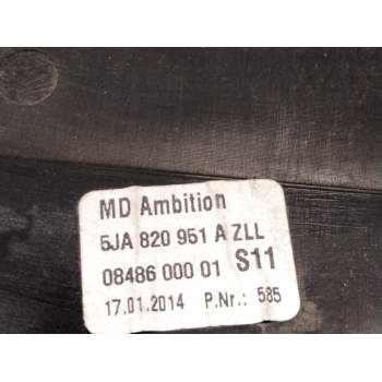 Recambio de aireador central para skoda spaceback (5h) active referencia OEM IAM 5JA820951  