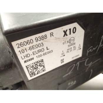 Recambio de faro izquierdo para renault zoe furgoneta/hatchback (bfm_) electric (bfma, bfmb) referencia OEM IAM 260609388R  