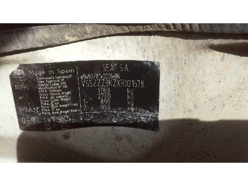 seat inca (6k9) del año 1999