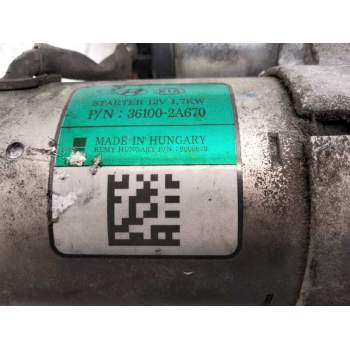 Recambio de motor arranque para hyundai i30 (gd) tecno referencia OEM IAM 36100-a670  