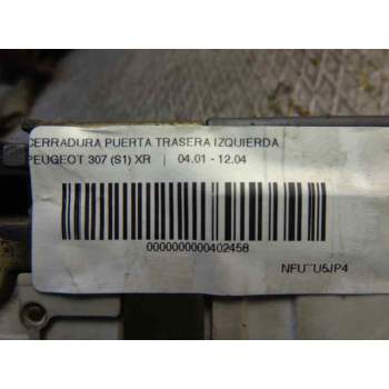 Recambio de cerradura puerta trasera izquierda para peugeot 307 (s1) xr referencia OEM IAM 913786  
