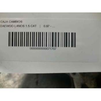 Recambio de caja cambios para daewoo lanos 1.5 cat referencia OEM IAM MA  36401