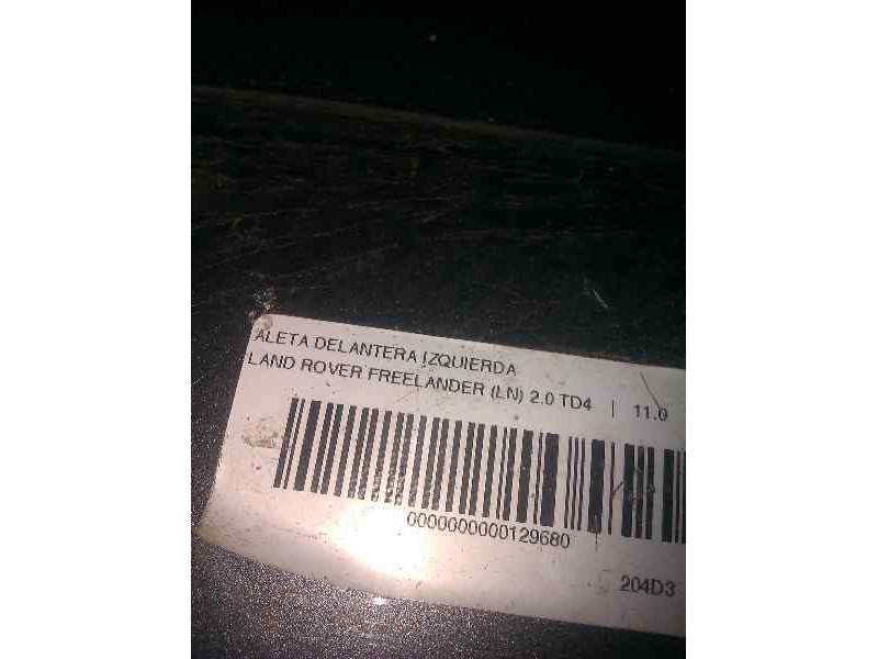 Recambio de aleta delantera izquierda para land rover freelander (ln) 2.0 td4 cat referencia OEM IAM   