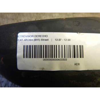 Recambio de retrovisor derecho para seat arosa (6h1) 1.0 referencia OEM IAM   