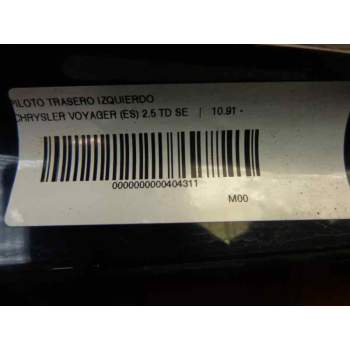 Recambio de piloto trasero izquierdo para chrysler voyager (es) 2.5 td se referencia OEM IAM 05262315  