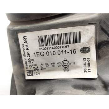 Recambio de faro derecho para opel astra j sedán 1.7 cdti (69) referencia OEM IAM 13365291  