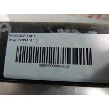 Recambio de radiador agua para seat panda 1.0 referencia OEM IAM   