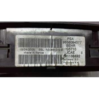 Recambio de mando climatizador para citroën c4 berlina referencia OEM IAM 9658084577  