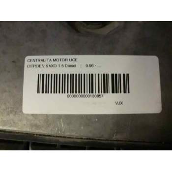 Recambio de centralita motor uce para citroën saxo 1.5 diesel referencia OEM IAM 0281001839 9630059880 28FM0279