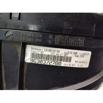 Recambio de cuadro instrumentos para peugeot 406 berlina (s1/s2) 2.0 hdi cat referencia OEM IAM 9630372780  37936