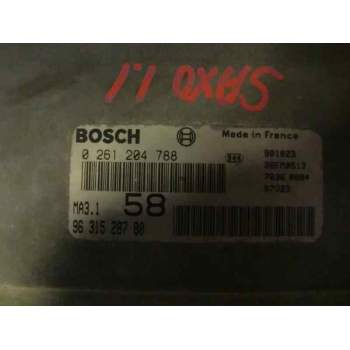 Recambio de centralita motor uce para citroën saxo 1.1 referencia OEM IAM 0261204788 9631528780 26FM0513