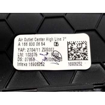 Recambio de aireador central para mercedes-benz clase m (w166) referencia OEM IAM A1666800054  