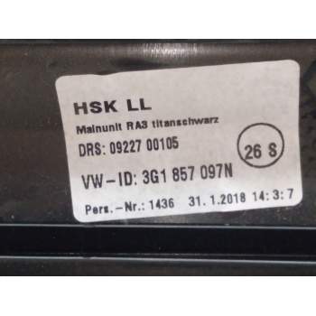 Recambio de guantera para volkswagen passat b8 variant (3g5, cb5) 2.0 tdi referencia OEM IAM 3G1857097N  