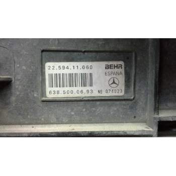 Recambio de electroventilador para mercedes-benz vito (w638) caja cerrada 108 d  (638.064) referencia OEM IAM 6385001093  