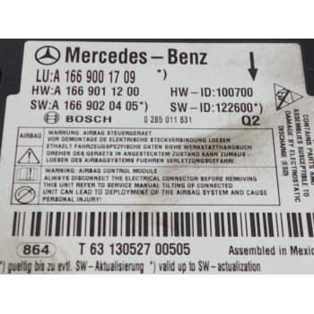 Recambio de centralita airbag para mercedes-benz clase m (w166) referencia OEM IAM A1669001709  
