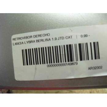 Recambio de retrovisor derecho para lancia lybra berlina 1.9 jtd referencia OEM IAM   