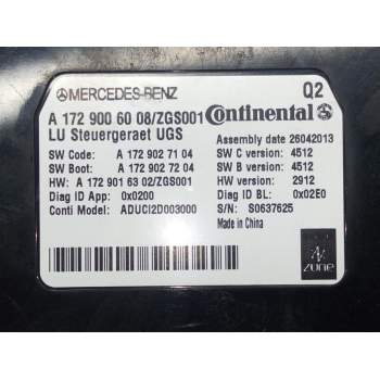 Recambio de centralita luces para mercedes-benz clase m (w166) referencia OEM IAM A1729006008  
