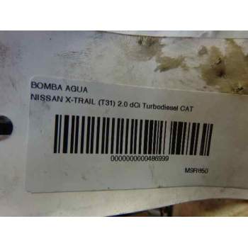 Recambio de bomba agua para nissan x-trail (t31) 2.0 dci turbodiesel cat referencia OEM IAM   