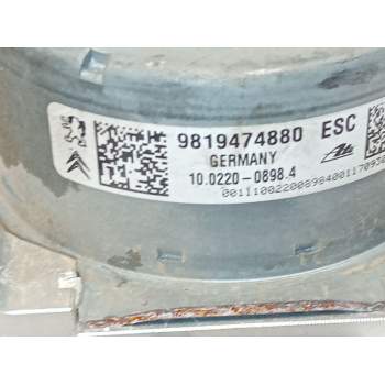 Recambio de abs para citroën c4 cactus 1.6 blue-hdi fap referencia OEM IAM 9819474880  