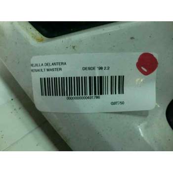 Recambio de rejilla delantera para renault master desde ´98 2.2 diesel referencia OEM IAM   