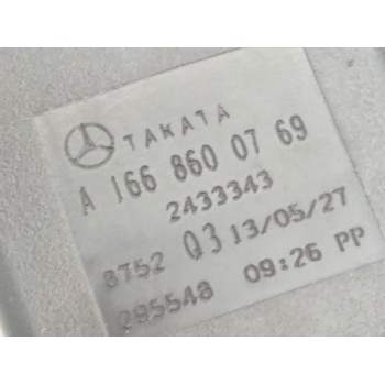 Recambio de enganche cinturon trasero izquierdo para mercedes-benz clase m (w166) referencia OEM IAM A1668600769  